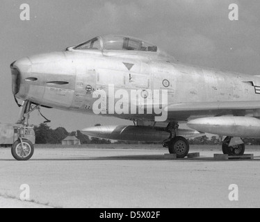 North American FJ-2 "Fury", USMC zugewiesen. Stockfoto