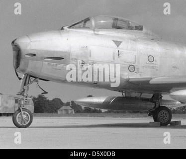 North American FJ-2 "Fury", USMC zugewiesen. Stockfoto