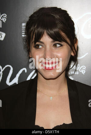 KATIE MELUA EINMAL. Drücken SIE Nacht WEST END LONDON ENGLAND UK 9. April 2013 Stockfoto