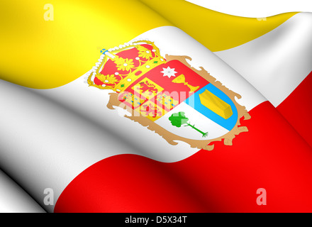 Flagge von Cuenca Stockfoto