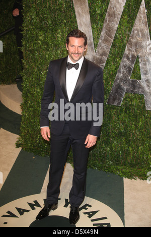 Bradley Cooper 2012 Vanity Fair Oscar Party im Sunset Tower Hotel - Ankunft Los Angeles, Kalifornien - 26.02.12 Stockfoto