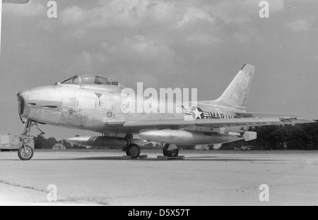 North American FJ-2 "Fury", USMC zugewiesen. Stockfoto