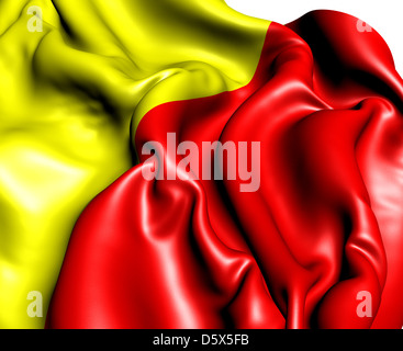 Flagge von Neapel Stockfoto