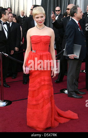 Michelle Williams 84. Annual Academy Awards (Oscars) im Kodak Theatre - Ankünfte Los Angeles, Kalifornien statt Stockfoto