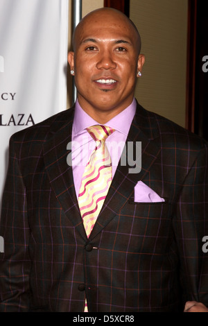 Hines Ward 18. jährliche Race To Erase MS statt im Hyatt Regency Century Plaza - Ankünfte Los Angeles, Kalifornien - 29.04.11 Stockfoto