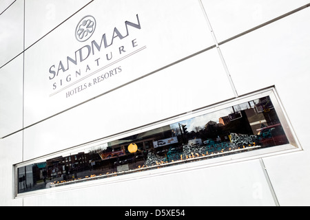 Sandman Signature Hotel in Newcastle Upon Tyne. Stockfoto