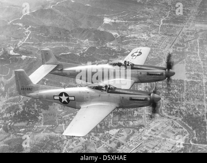 Nordamerikanische XP-82 "Twin Mustang" Stockfoto