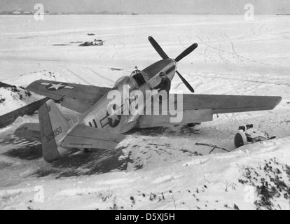 North American P-51C-10-NT "Mustang" des 503. FS, 339. FG, 8. AF. Stockfoto