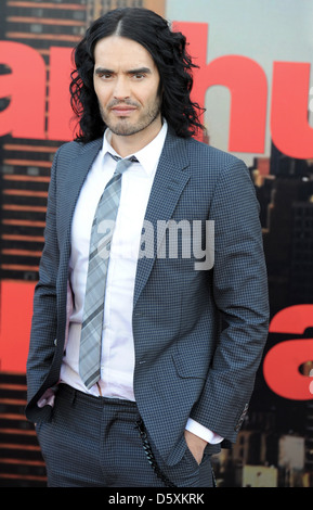 Russell Brand UK Film-Premiere von "Arthur" statt in der O2 Arena - Ankünfte London, England - 19.04.11 Stockfoto