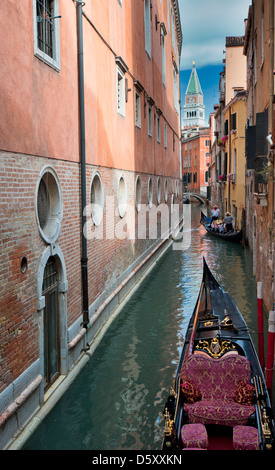 Gondeln in Venedig Stockfoto