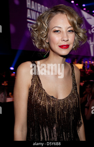 Alessandra Pocher aka Sandy Meyer Woelden am German Hairdressing Awards am Kraftzentrale. Duisburg, Deutschland - 20.03.2011 Stockfoto