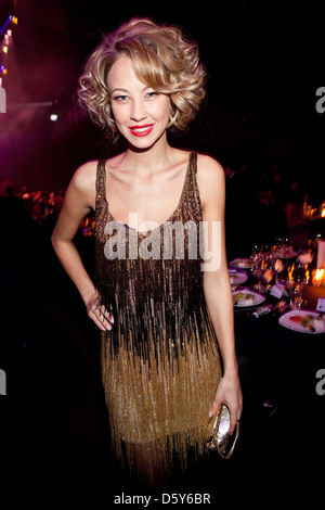 Alessandra Pocher aka Sandy Meyer Woelden am German Hairdressing Awards am Kraftzentrale. Duisburg, Deutschland- Stockfoto