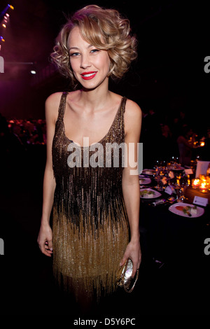 Alessandra Pocher aka Sandy Meyer Woelden am German Hairdressing Awards am Kraftzentrale. Duisburg, Deutschland - 20.03.2011 Stockfoto