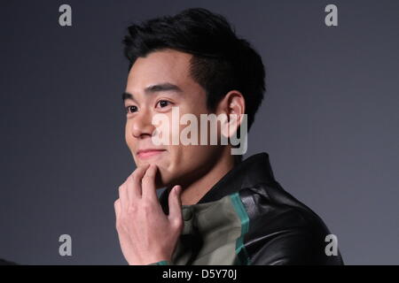 Eddie Peng bei Premiere des Films A Hochzeitseinladung in Peking auf Dienstag, 9. April 2013. Stockfoto