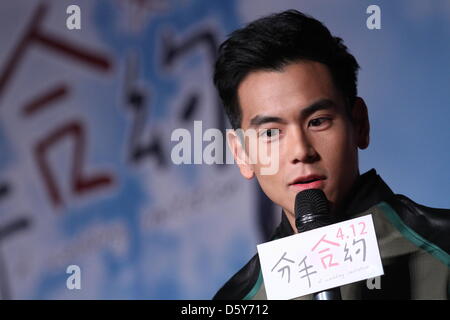 Eddie Peng bei Premiere des Films A Hochzeitseinladung in Peking auf Dienstag, 9. April 2013. Stockfoto