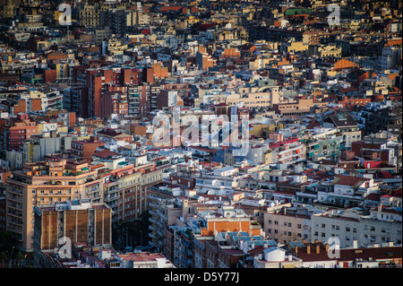 Skyline von Barcelona, Barcelona, Spanien Stockfoto