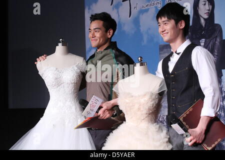 Eddie Peng bei Premiere des Films A Hochzeitseinladung in Peking auf Dienstag, 9. April 2013. Stockfoto