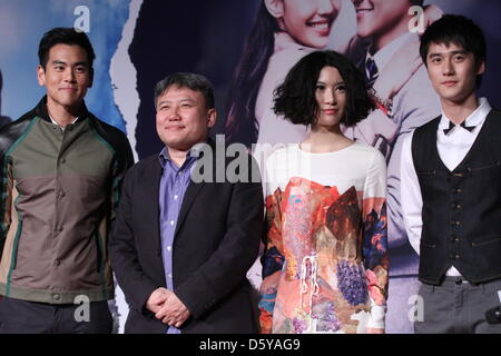 Eddie Peng bei Premiere des Films A Hochzeitseinladung in Peking auf Dienstag, 9. April 2013. Stockfoto