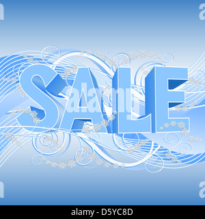 Winter Sale banner Stockfoto