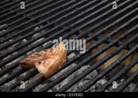 Fleisch auf grill Stockfoto