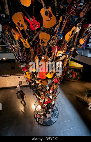 Die Wurzeln und Zweige Skulptur. Künstler: Trimpin. Das Experience Music Project Museum. Seattle. USA Stockfoto