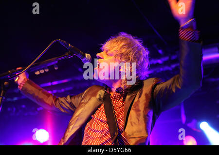 Irische Musiker Bob Geldof führt während eines Konzerts im Colos-Saal in Aschaffenburg, Deutschland, 23. Oktober 2012. Geldof tourt derzeit Deutschland, um sein neues Album "Wie zu komponieren beliebte Lieder, dass wird verkaufen" zu fördern. Foto: Susannah V. Vergau Stockfoto