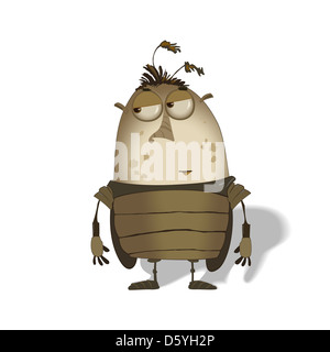 lustige big Bug cartoon Stockfoto