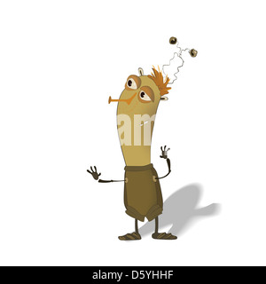 lustige dünne Bug cartoon Stockfoto