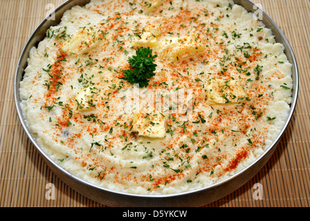 Shepards Pie fertig gebacken werden Stockfoto