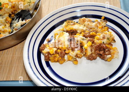 Portion Sheperds Pie Stockfoto