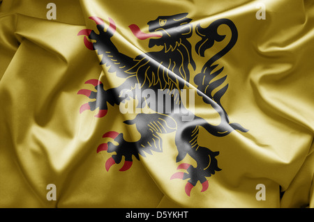 Flagge von Nord-Pas-de-Calais Stockfoto