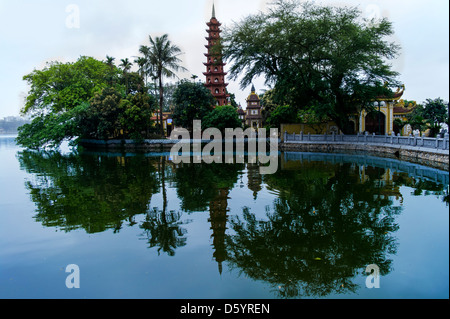 Tran Quoc Pagode, älteste Pagode in Vietnam. Stockfoto