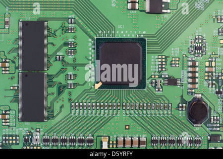 Moderne Platine Makro Hintergrund Stockfoto