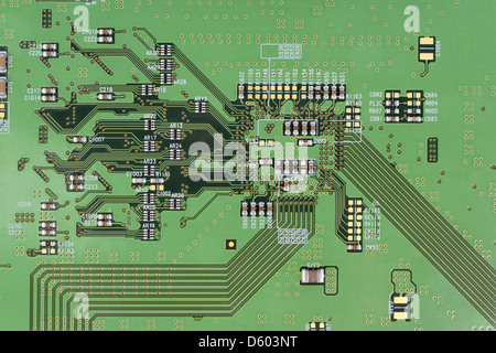 Moderne Platine Makro Hintergrund Stockfoto