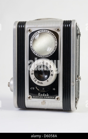 Kodak-Duaflex Kamera. Hergestellt von der Eastman Kodak Company in Rochester, NY / USA. Stockfoto