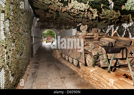 Eingang zum deutschen Krieg Tunnel, Jersey, Kanalinseln, Großbritannien Stockfoto