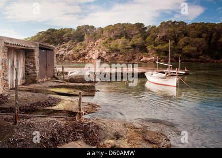 Mestella Cove in Sant Carles de Peralta, Ibiza, Illes Balears, Spanien Stockfoto