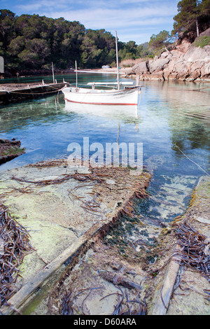 Mestella Cove in Sant Carles de Peralta, Ibiza, Illes Balears, Spanien Stockfoto