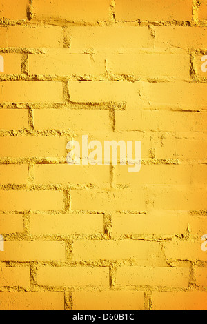 gelbe Wand Stockfoto