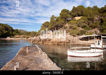 Mestella Cove in Sant Carles de Peralta, Ibiza, Illes Balears, Spanien Stockfoto