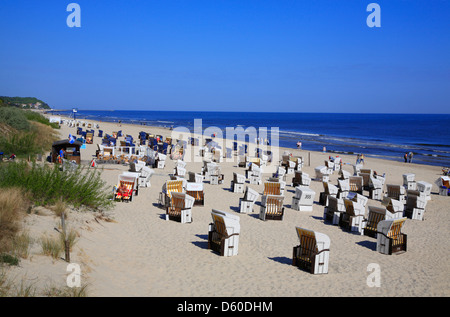 Heringsdorf-Strand, Insel Usedom, Mecklenburg Western Pomerania, Deutschland Stockfoto