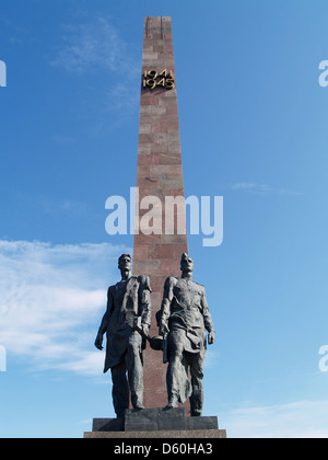 Denkmal für die heroischen Verteidiger der Leningrad,St.Petersburg Stockfoto