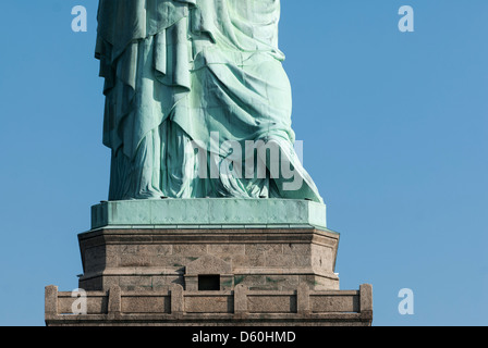 Rückseite der Statue of Liberty, Liberty Island, New York City, New York, Vereinigte Staaten von Amerika, USA Stockfoto