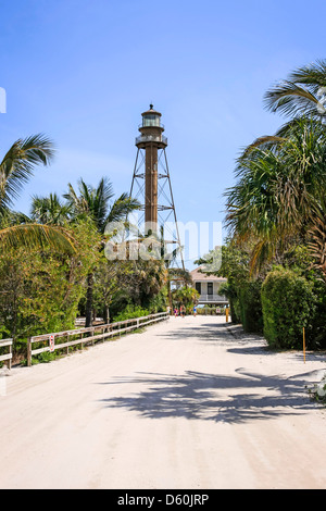 Sanibel Island Lighthouse nr Fort Myers in Florida Stockfoto