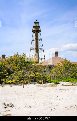 Sanibel Island Lighthouse nr Fort Myers in Florida Stockfoto