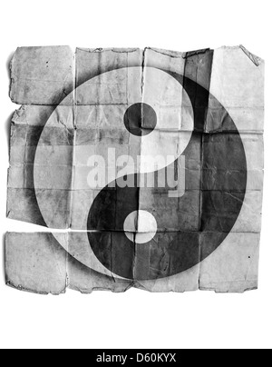 Ying-Yang-symbol Stockfoto