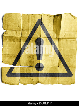 Warnschild Stockfoto