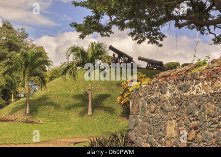 Fort King George Tobago West Indies Stockfoto