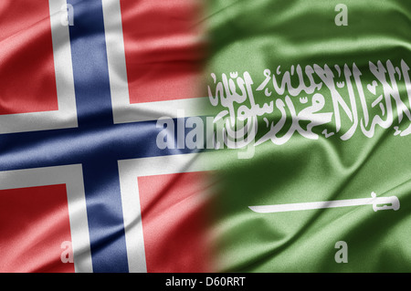 Norwegen und Saudi Arabien Stockfoto