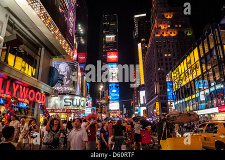 Manhattan, Midtown, Times Square, New York City, USA, Vereinigte Staaten von Amerika, PublicGround Stockfoto